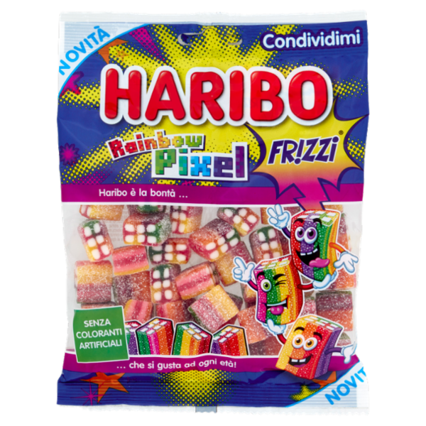 Haribo Rainbow Pixel Fr!zzi 160 g