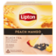 Lipton Peach Mango Tè Nero con Pesche dalla Grecia 20 Pyramid Teabags 34 g