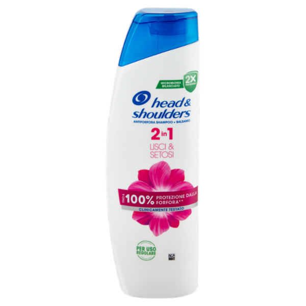 Head & Shoulders Antiforfora Shampoo + Balsamo 2in1 Lisci & Setosi 250 ml