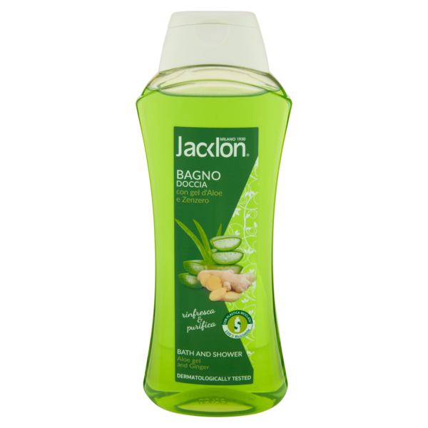 Jacklon Bagno Doccia con gel d'Aloe e Zenzero 1000 ml