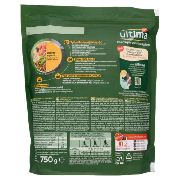 ultima Cat Appetito Difficile con Trota 750 g