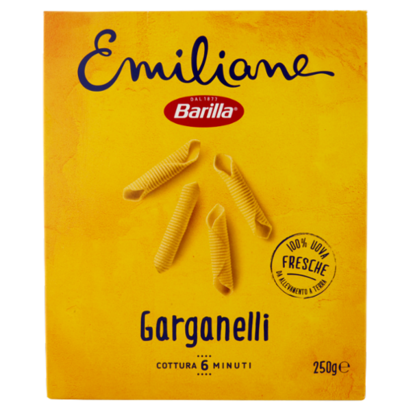 Barilla Emiliane Garganelli Pasta all'Uovo 250g
