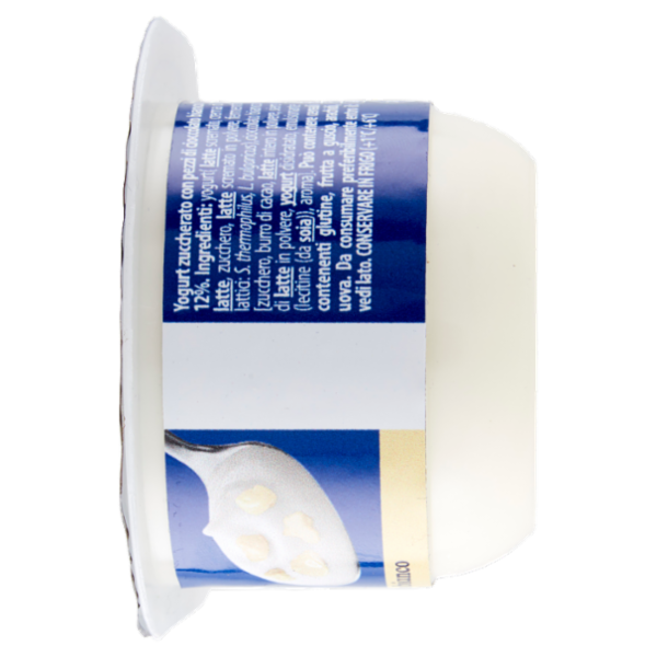 Danone Duo, Yogurt Bianco Cremoso con Golose Pepite di Cioccolato Bianco, 98g