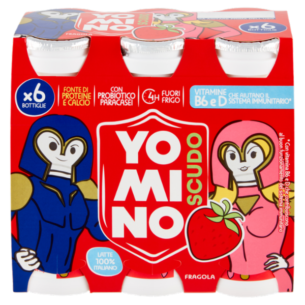 Yomino Scudo Fragola 6 x 90 g