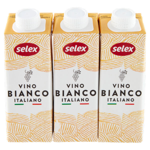 Selex Vino Bianco Italiano 3x250 ml