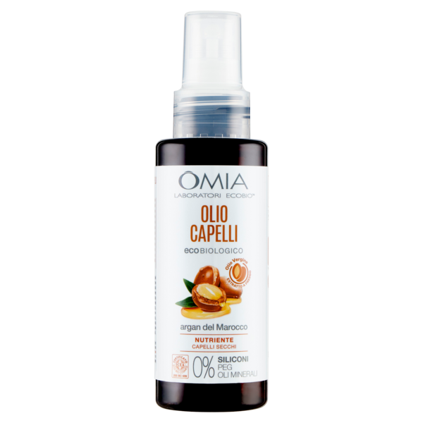 Omia Laboratoires eco biologico Olio Capelli olio di argan Capelli Lisci 100 ml