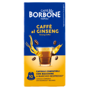 Caffè Borbone Caffè Al Ginseng Capsule Compatibili Nespresso* 10 x 6,5 g