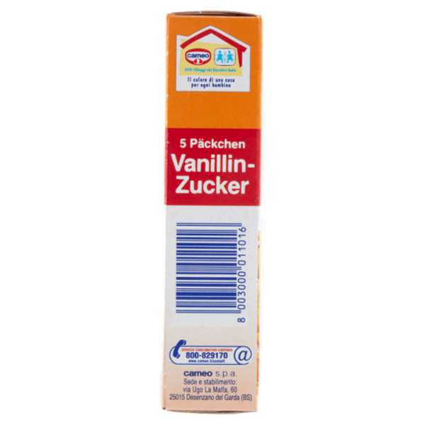 cameo Zucchero Vanillinato 5 x 9 g