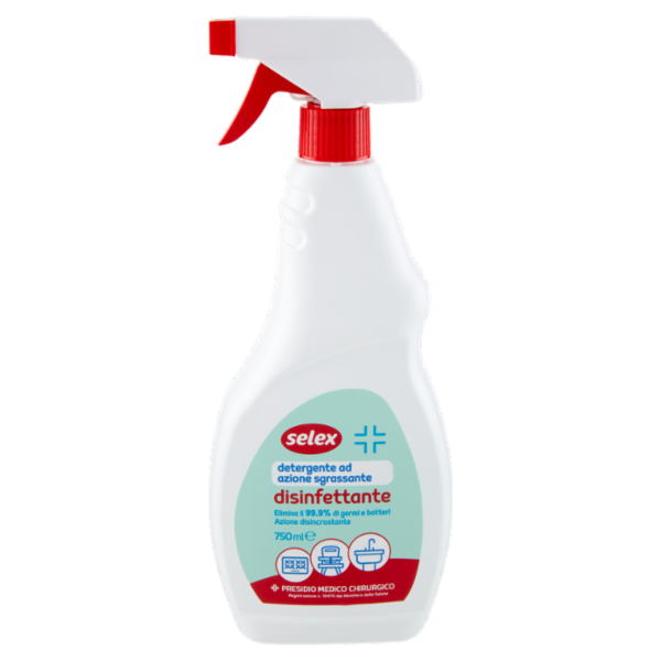 Selex Detergente ad Azione Sgrassante Disinfettante 750 ml