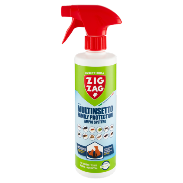 Zig Zag Insetticida AMP 2 CL Multinsetto Family Protection Ampio Spettro 400 ml