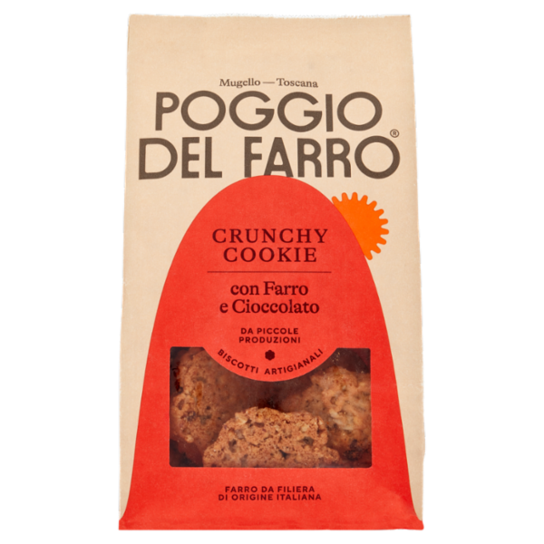 Poggio del Farro Crunchy Cookie con Farro e Cioccolato 200 g