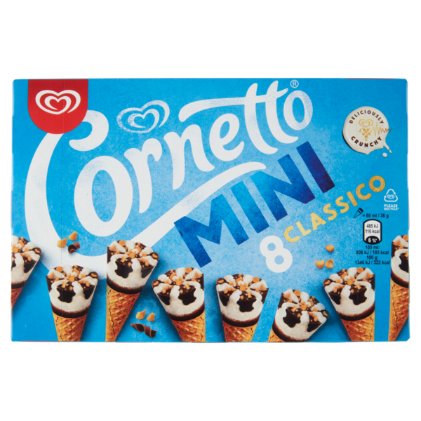 Cornetto Mini Classico 8 x 36 g