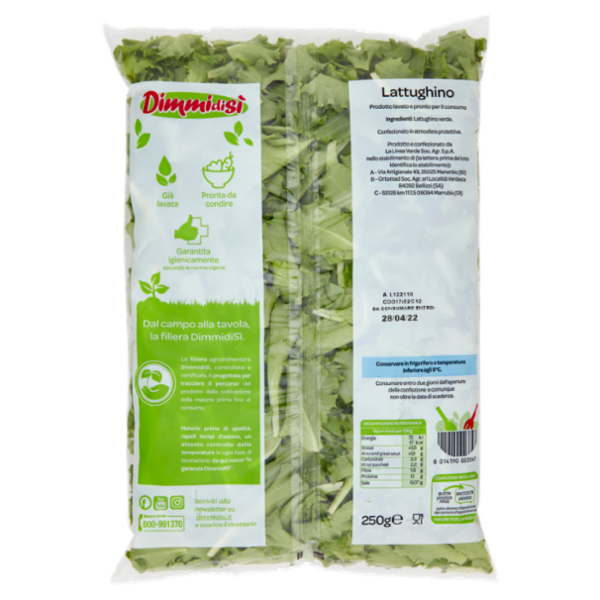DimmidiSì ... alla maxi insalata Lattughino 250 g