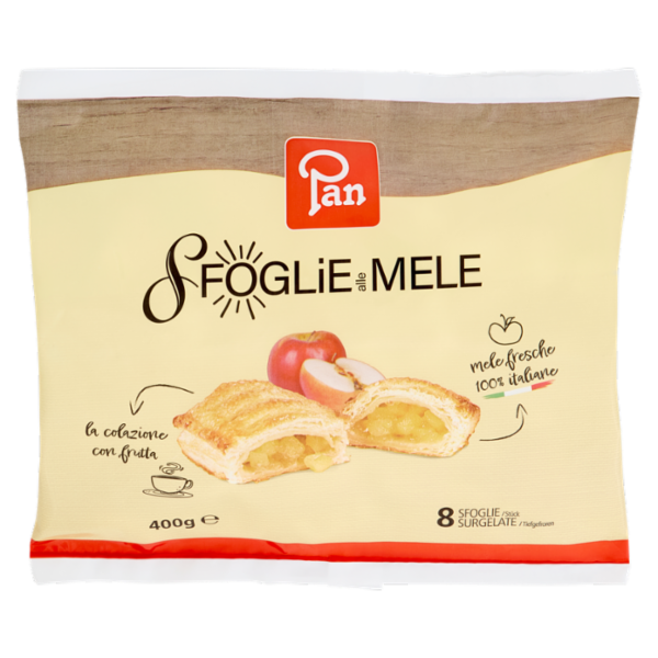 Pan Sfoglie alle Mele Surgelate 8 Sfoglie 400 g