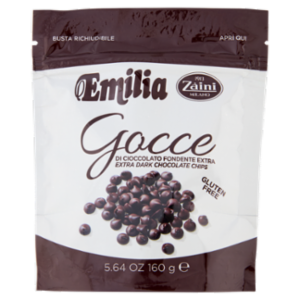 Zàini Emilia Gocce Di Cioccolato Fondente Extra 160 g