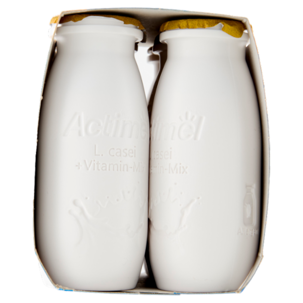 ACTIMEL, Yogurt da Bere con Vit B6 e D per il Sistema Immunitario, Multifrutti, 6X100G