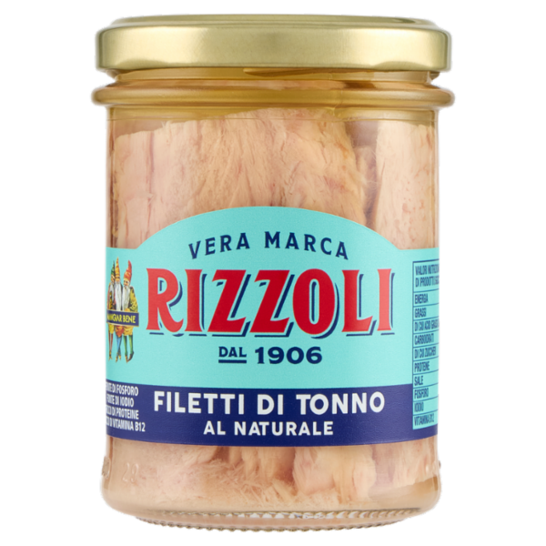 Rizzoli Filetti di Tonno al Naturale 190 g