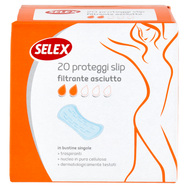 Selex Proteggi Slip Anatomici in Bustine Singole 20 pezzi