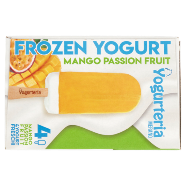 Yogurteria Frozen Yogurt Mango Passion Fruit Stecchi 4 x 60 g