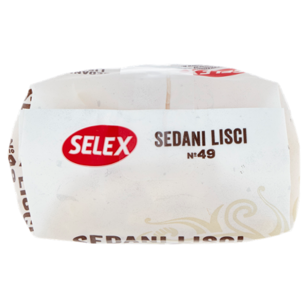 Selex Pasta di Semola Trafilata al Bronzo Sedani Lisci 500 g