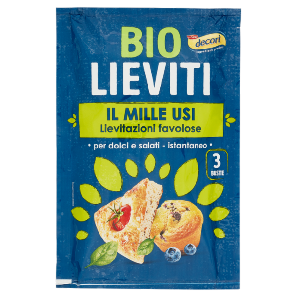 decorì Bio Lieviti il Mille Usi Buste 3 x 18 g