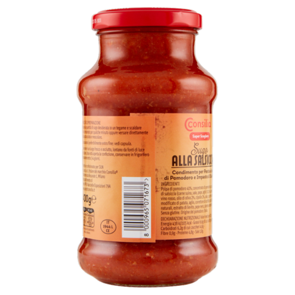 Consilia Saper Scegliere Sugo alla Salsiccia* 400 g
