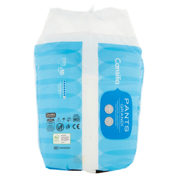 Consilia Mutandine Assorbenti Pants Misura Large 10 pezzi