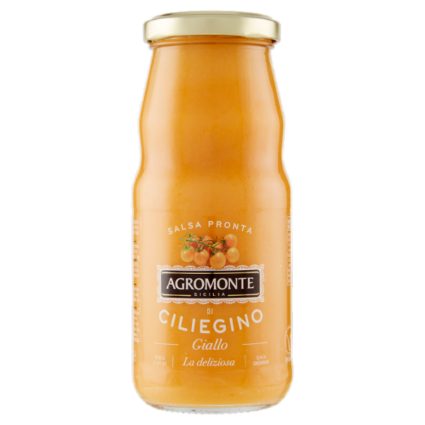 Agromonte Salsa Pronta di Ciliegino Giallo la Deliziosa 360 g