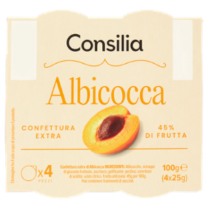 Consilia Confettura Di Albicocche 4x25 g