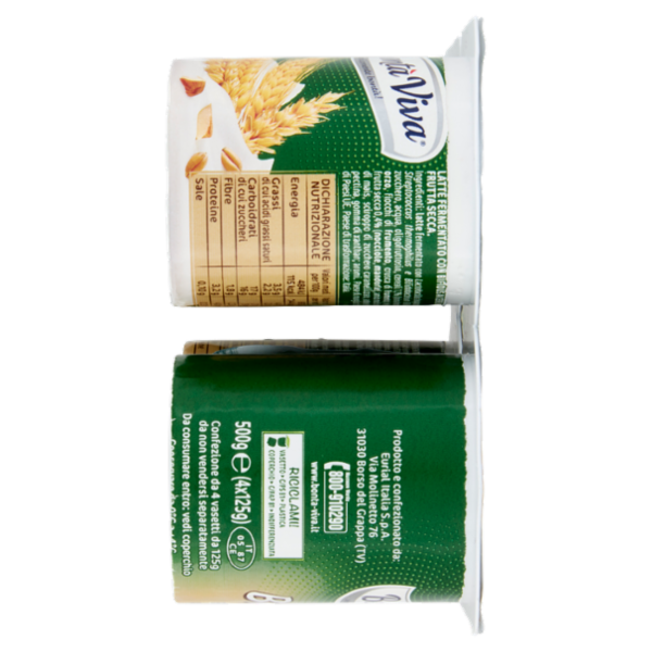 Bontà Viva Bifidus Fibre Cereali 4 x 125 g