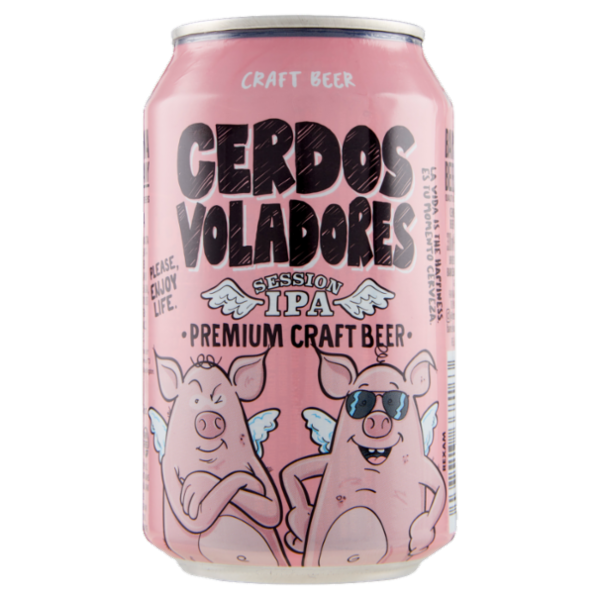 Cerdos Voladores Session IPA Premium Craft Beer 330 ml