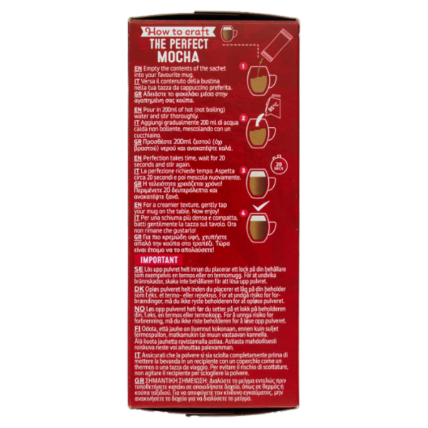 NESCAFÉ KitKat Mocha Caffè Solubile con Latte e Cacao 7 Bustine 21g