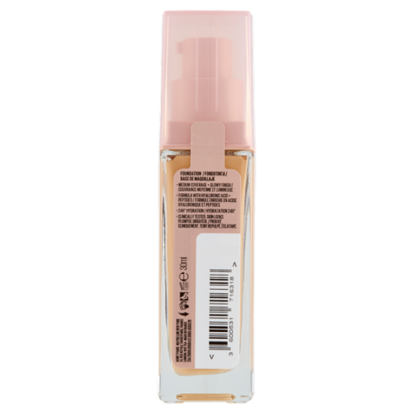 Maybelline New York Lifter Plump & Glow Fondotinta 123 30 ml