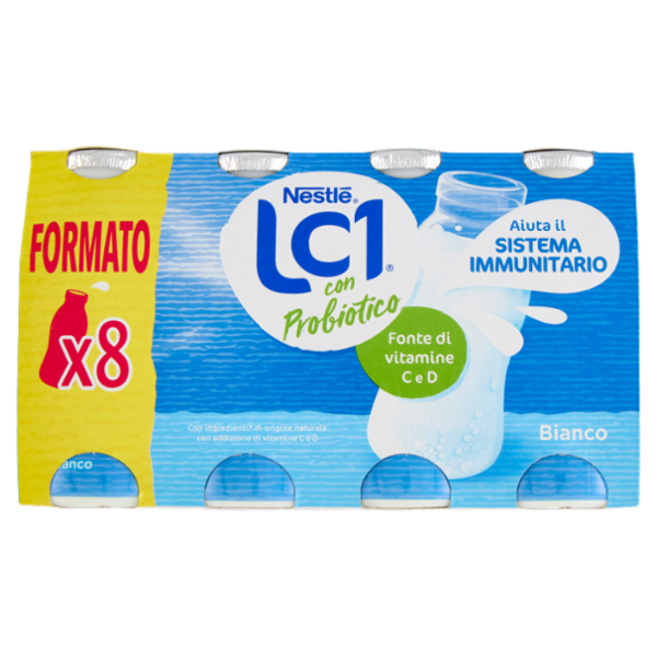 NESTLÉ LC1 con Probiotico Bianco 8x90g