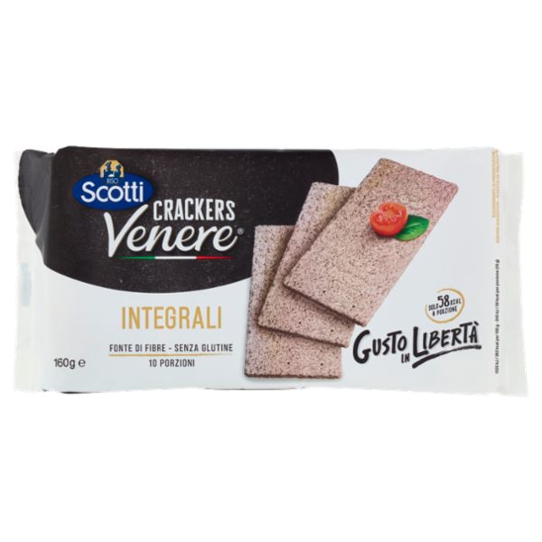 Riso Scotti Crackers Venere Integrali 10 x 16 g