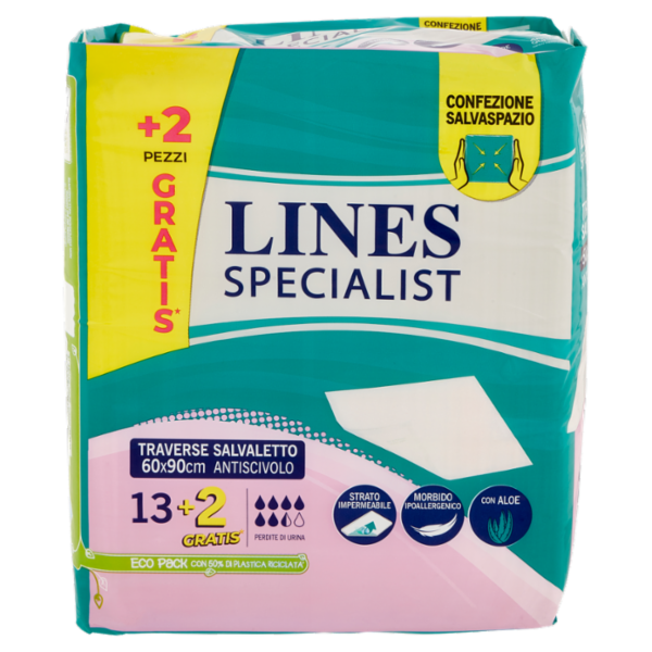 Lines Specialist Traverse Salvaletto 60x90cm Antiscivolo 13+2 pz