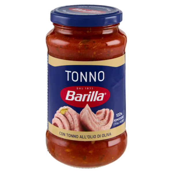 Barilla Sugo Tonno 100% Pomodoro Italiano Condimento per Pasta 400g