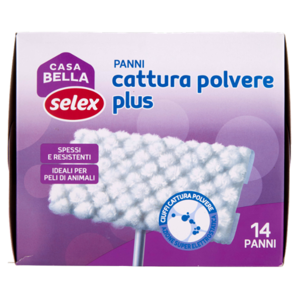 Selex Casa Bella Panno Cattura Polvere Plus 14 pezzi