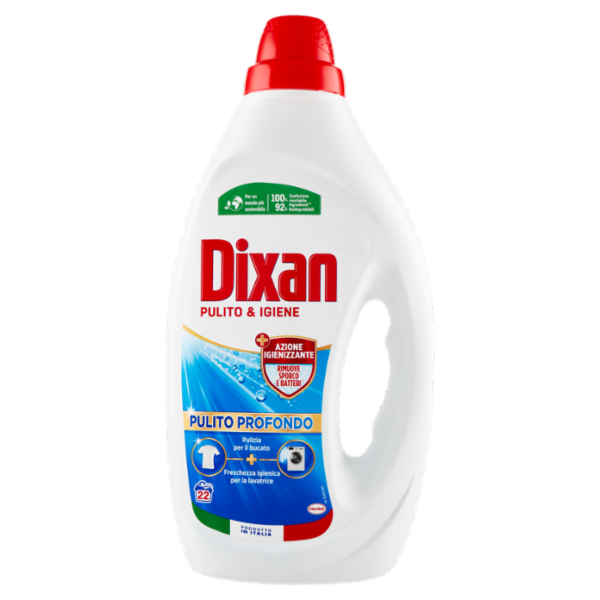 DIXAN Liquido Pulito & Igiene 22 Lavaggi 990 ml