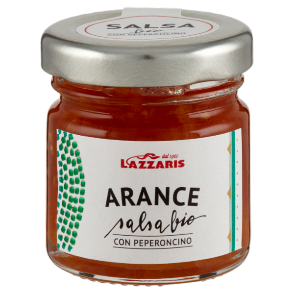 Lazzaris Arance salsa bio con Peperoncino 40 g