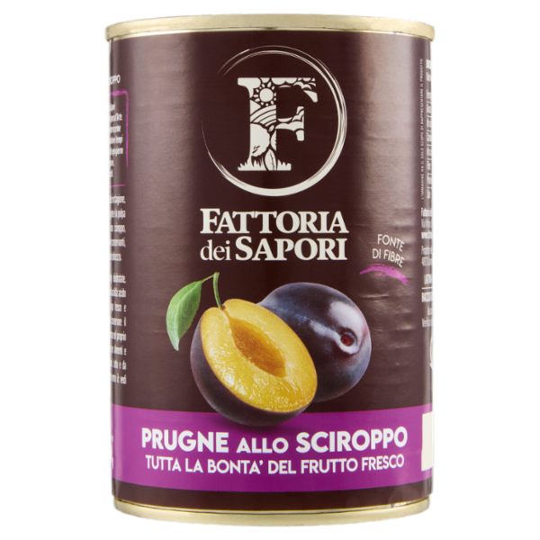 Fattoria dei Sapori Prugne allo Sciroppo 420 g