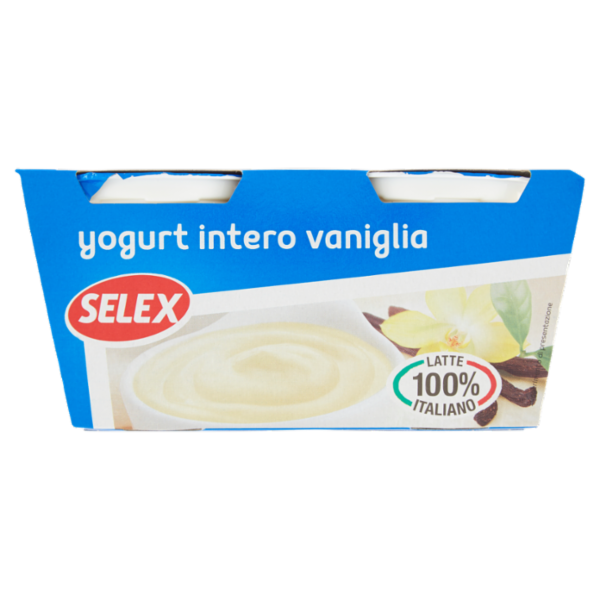 Selex Yogurt Intero Vaniglia 2x125 g