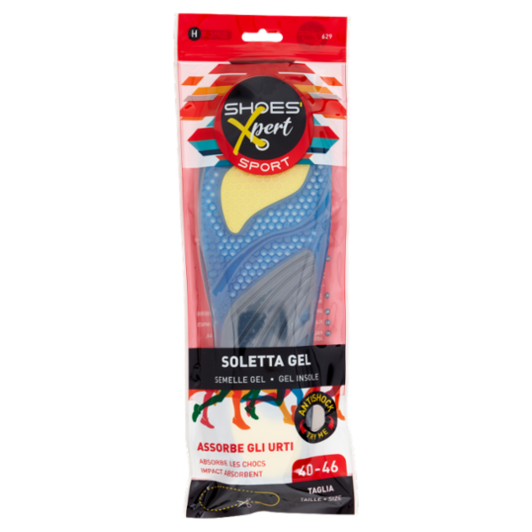 Shoes'Xpert Sport Soletta Gel Taglia 40-46