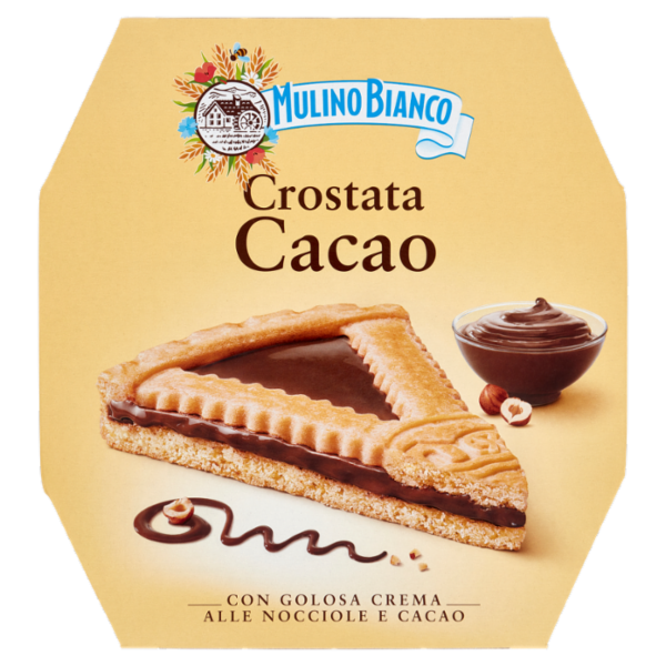 Mulino Bianco Crostata Cacao Torta con Crema alle Nocciole e Cacao e Farina Sostenibile 440g