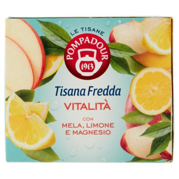 Pompadour Le Tisane Tisana Fredda Vitalità 18 x 2,5 g