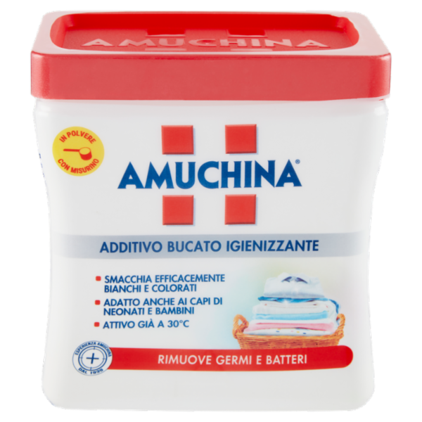 Amuchina Additivo Bucato Igienizzante in Polvere con Misurino 500 g