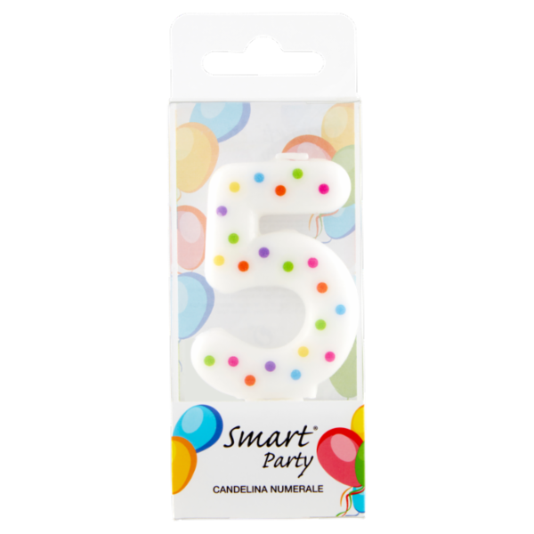 Smart Party Candelina Numerale 5 1 pz
