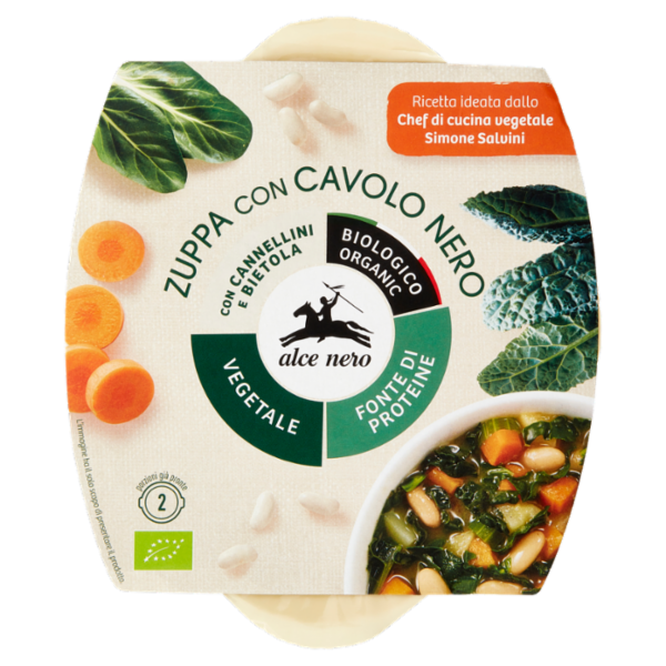 alce nero Zuppa con Cavolo Nero 580 g