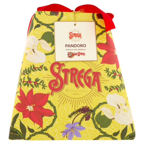 Strega Alberti Pandoro Farcito con Crema al Liquore Strega 1000 g