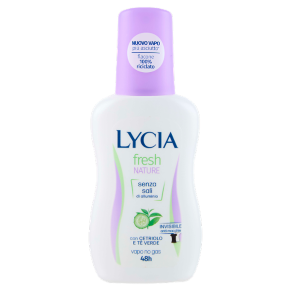Lycia fresh Nature Deodorante Vapo con Cetriolo e Tè Verde 75 ml